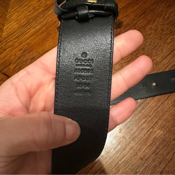 Gucci Marmont Belt with double GG Buckle